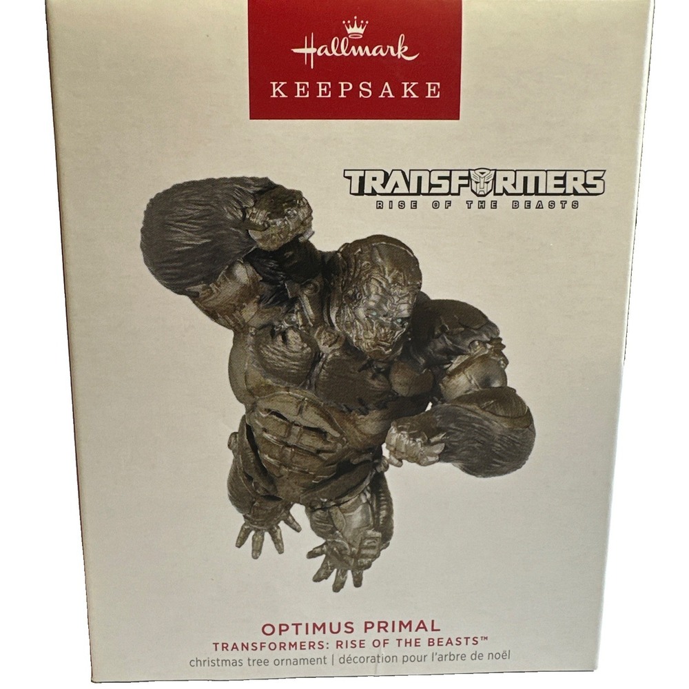 Hallmark Keepsake "Optimus Primal - Transformers Rise Beasts" 2023 Ornament NEW